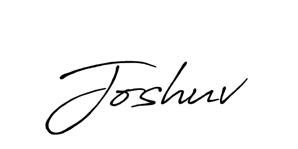 It looks lik you need a new signature style for name Joshuv. Design unique handwritten (Antro_Vectra_Bolder) signature with our free signature maker in just a few clicks. Joshuv signature style 7 images and pictures png