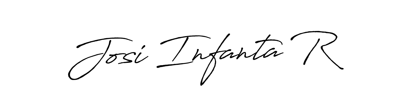 The best way (Antro_Vectra_Bolder) to make a short signature is to pick only two or three words in your name. The name Josi Infanta R include a total of six letters. For converting this name. Josi Infanta R signature style 7 images and pictures png