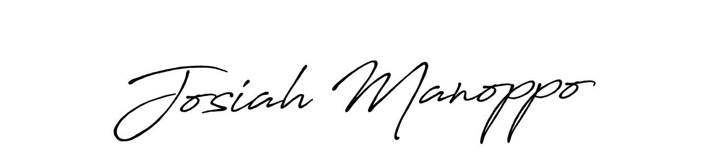 Also You can easily find your signature by using the search form. We will create Josiah Manoppo name handwritten signature images for you free of cost using Antro_Vectra_Bolder sign style. Josiah Manoppo signature style 7 images and pictures png