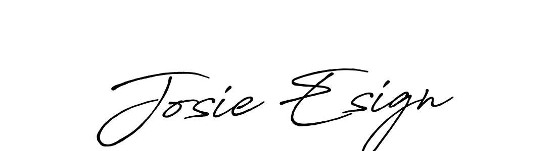 Create a beautiful signature design for name Josie Esign. With this signature (Antro_Vectra_Bolder) fonts, you can make a handwritten signature for free. Josie Esign signature style 7 images and pictures png
