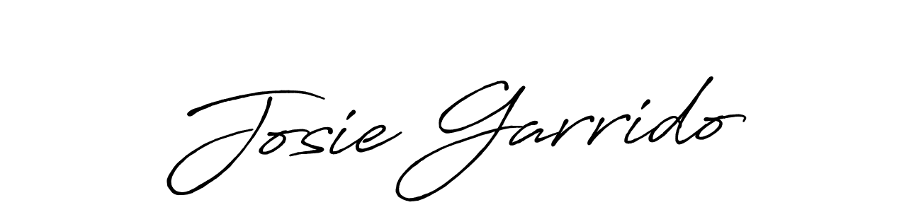 Design your own signature with our free online signature maker. With this signature software, you can create a handwritten (Antro_Vectra_Bolder) signature for name Josie Garrido. Josie Garrido signature style 7 images and pictures png