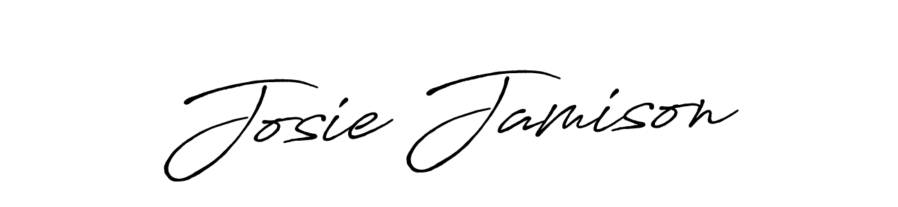 Use a signature maker to create a handwritten signature online. With this signature software, you can design (Antro_Vectra_Bolder) your own signature for name Josie Jamison. Josie Jamison signature style 7 images and pictures png