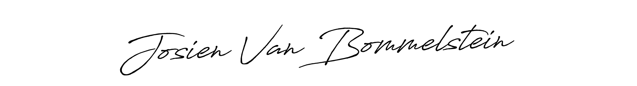 Use a signature maker to create a handwritten signature online. With this signature software, you can design (Antro_Vectra_Bolder) your own signature for name Josien Van Bommelstein. Josien Van Bommelstein signature style 7 images and pictures png