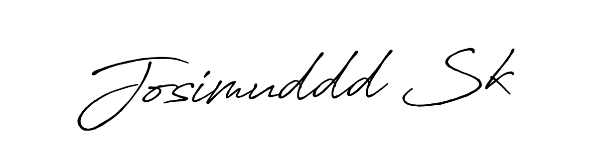 Use a signature maker to create a handwritten signature online. With this signature software, you can design (Antro_Vectra_Bolder) your own signature for name Josimuddd Sk. Josimuddd Sk signature style 7 images and pictures png