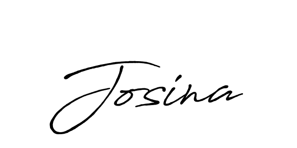 Design your own signature with our free online signature maker. With this signature software, you can create a handwritten (Antro_Vectra_Bolder) signature for name Josina. Josina signature style 7 images and pictures png