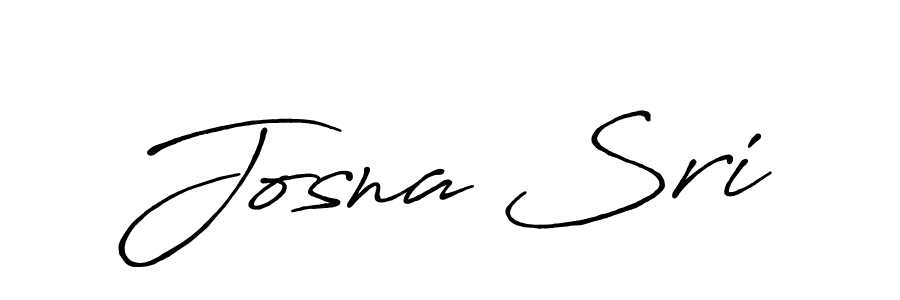 Josna Sri stylish signature style. Best Handwritten Sign (Antro_Vectra_Bolder) for my name. Handwritten Signature Collection Ideas for my name Josna Sri. Josna Sri signature style 7 images and pictures png