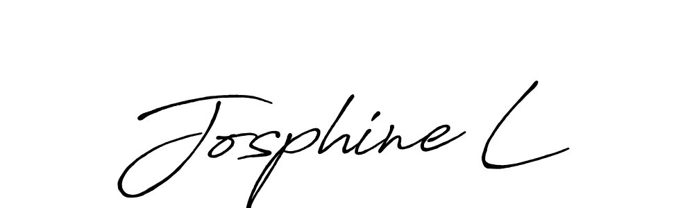 Also You can easily find your signature by using the search form. We will create Josphine L name handwritten signature images for you free of cost using Antro_Vectra_Bolder sign style. Josphine L signature style 7 images and pictures png