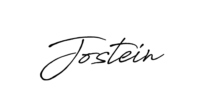 Make a beautiful signature design for name Jostein. With this signature (Antro_Vectra_Bolder) style, you can create a handwritten signature for free. Jostein signature style 7 images and pictures png