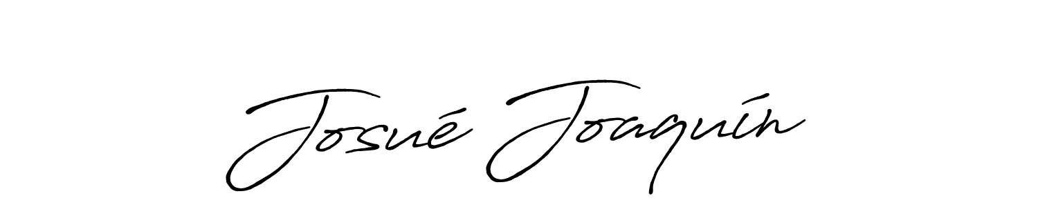 Design your own signature with our free online signature maker. With this signature software, you can create a handwritten (Antro_Vectra_Bolder) signature for name Josué Joaquín. Josué Joaquín signature style 7 images and pictures png