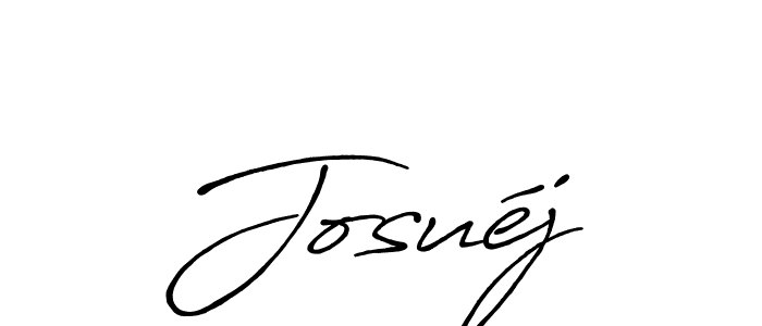 if you are searching for the best signature style for your name Josuéj. so please give up your signature search. here we have designed multiple signature styles  using Antro_Vectra_Bolder. Josuéj signature style 7 images and pictures png