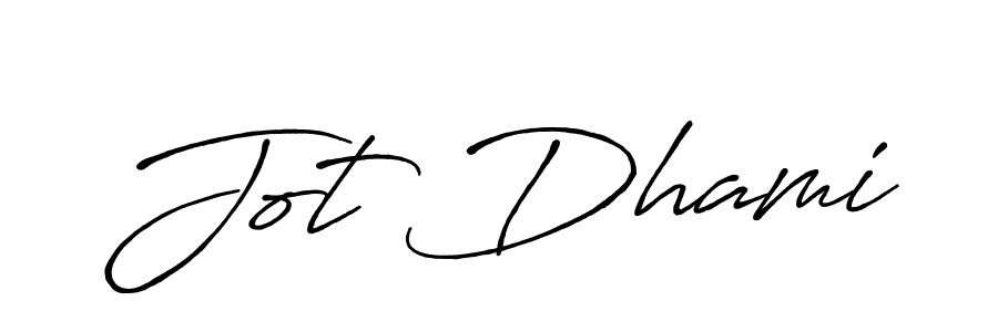 Make a beautiful signature design for name Jot Dhami. Use this online signature maker to create a handwritten signature for free. Jot Dhami signature style 7 images and pictures png