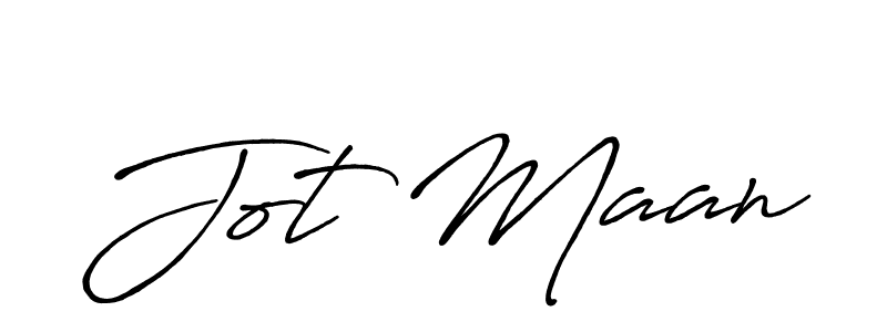 Jot Maan stylish signature style. Best Handwritten Sign (Antro_Vectra_Bolder) for my name. Handwritten Signature Collection Ideas for my name Jot Maan. Jot Maan signature style 7 images and pictures png