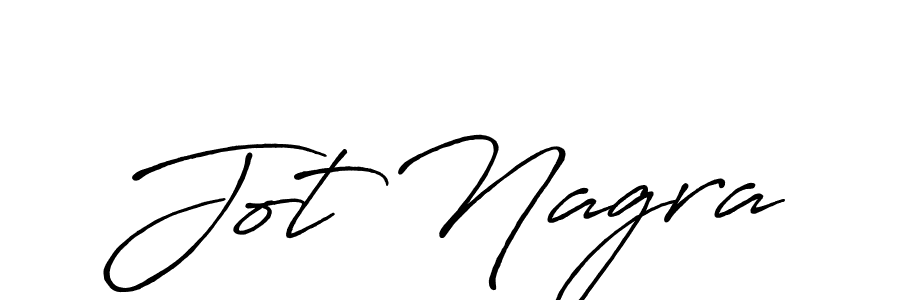 How to make Jot Nagra name signature. Use Antro_Vectra_Bolder style for creating short signs online. This is the latest handwritten sign. Jot Nagra signature style 7 images and pictures png