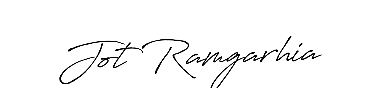 It looks lik you need a new signature style for name Jot Ramgarhia. Design unique handwritten (Antro_Vectra_Bolder) signature with our free signature maker in just a few clicks. Jot Ramgarhia signature style 7 images and pictures png