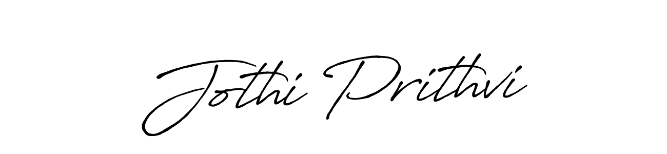Also You can easily find your signature by using the search form. We will create Jothi Prithvi name handwritten signature images for you free of cost using Antro_Vectra_Bolder sign style. Jothi Prithvi signature style 7 images and pictures png