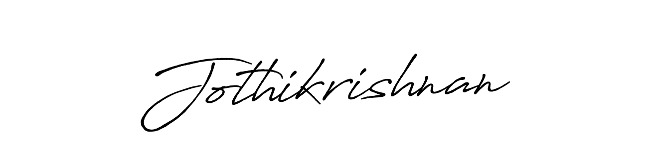 Also we have Jothikrishnan name is the best signature style. Create professional handwritten signature collection using Antro_Vectra_Bolder autograph style. Jothikrishnan signature style 7 images and pictures png