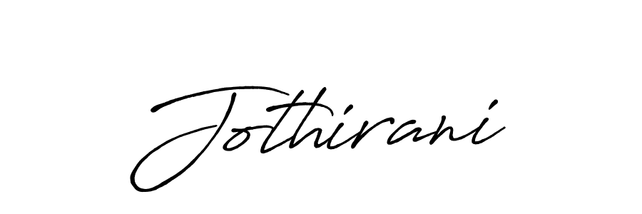 Use a signature maker to create a handwritten signature online. With this signature software, you can design (Antro_Vectra_Bolder) your own signature for name Jothirani. Jothirani signature style 7 images and pictures png