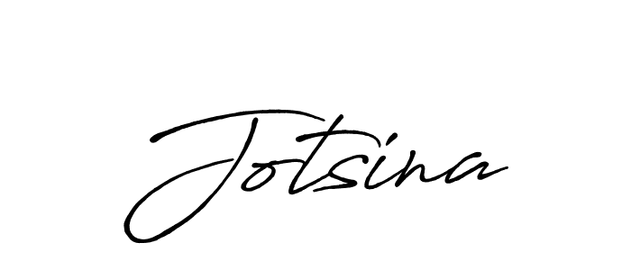 Design your own signature with our free online signature maker. With this signature software, you can create a handwritten (Antro_Vectra_Bolder) signature for name Jotsina. Jotsina signature style 7 images and pictures png