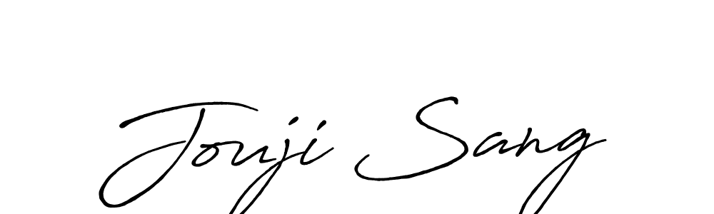 Antro_Vectra_Bolder is a professional signature style that is perfect for those who want to add a touch of class to their signature. It is also a great choice for those who want to make their signature more unique. Get Jouji Sang name to fancy signature for free. Jouji Sang signature style 7 images and pictures png