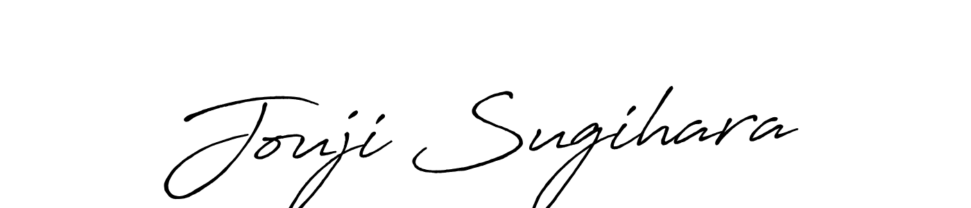 How to make Jouji Sugihara name signature. Use Antro_Vectra_Bolder style for creating short signs online. This is the latest handwritten sign. Jouji Sugihara signature style 7 images and pictures png