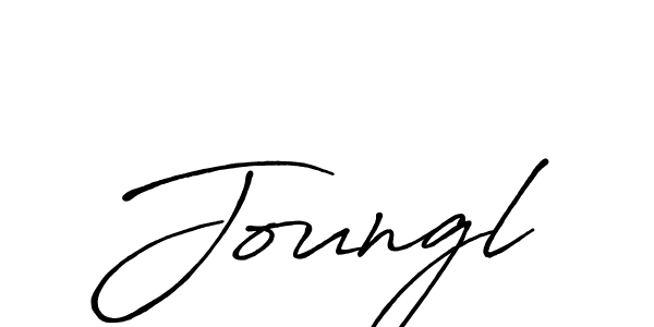 Design your own signature with our free online signature maker. With this signature software, you can create a handwritten (Antro_Vectra_Bolder) signature for name Joungl. Joungl signature style 7 images and pictures png