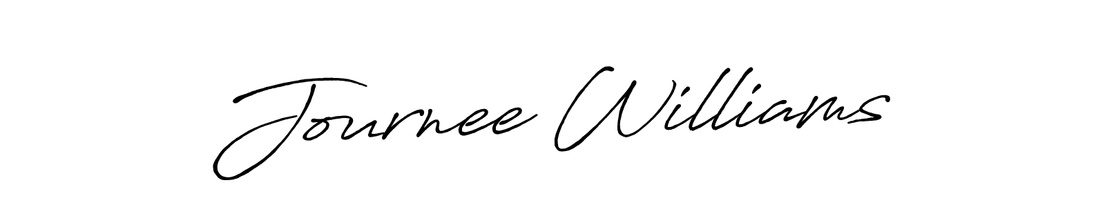 Use a signature maker to create a handwritten signature online. With this signature software, you can design (Antro_Vectra_Bolder) your own signature for name Journee Williams. Journee Williams signature style 7 images and pictures png