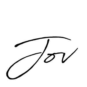 The best way (Antro_Vectra_Bolder) to make a short signature is to pick only two or three words in your name. The name Jov include a total of six letters. For converting this name. Jov signature style 7 images and pictures png