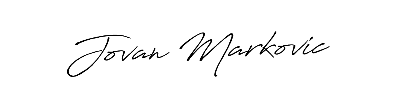 Also You can easily find your signature by using the search form. We will create Jovan Markovic name handwritten signature images for you free of cost using Antro_Vectra_Bolder sign style. Jovan Markovic signature style 7 images and pictures png