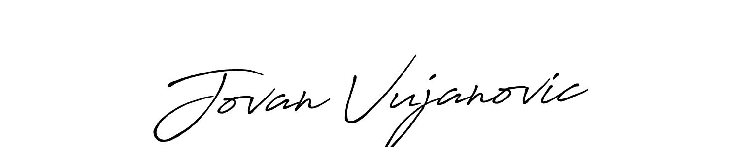 Also we have Jovan Vujanovic name is the best signature style. Create professional handwritten signature collection using Antro_Vectra_Bolder autograph style. Jovan Vujanovic signature style 7 images and pictures png