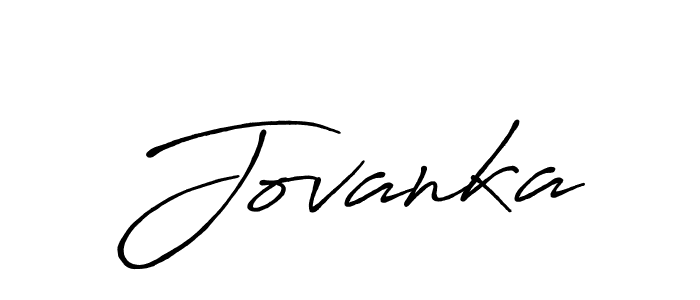 Create a beautiful signature design for name Jovanka. With this signature (Antro_Vectra_Bolder) fonts, you can make a handwritten signature for free. Jovanka signature style 7 images and pictures png