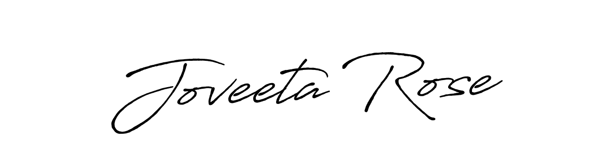 Create a beautiful signature design for name Joveeta Rose. With this signature (Antro_Vectra_Bolder) fonts, you can make a handwritten signature for free. Joveeta Rose signature style 7 images and pictures png