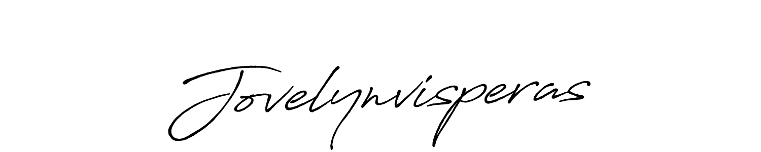 Use a signature maker to create a handwritten signature online. With this signature software, you can design (Antro_Vectra_Bolder) your own signature for name Jovelynvisperas. Jovelynvisperas signature style 7 images and pictures png