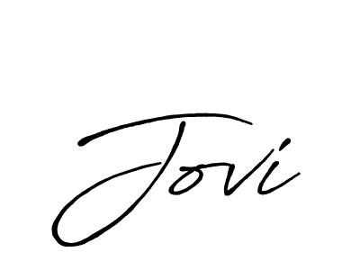 Design your own signature with our free online signature maker. With this signature software, you can create a handwritten (Antro_Vectra_Bolder) signature for name Jovi. Jovi signature style 7 images and pictures png