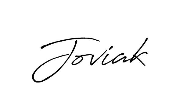 Use a signature maker to create a handwritten signature online. With this signature software, you can design (Antro_Vectra_Bolder) your own signature for name Joviak. Joviak signature style 7 images and pictures png