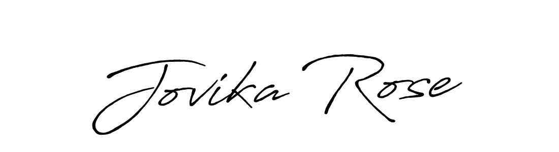 How to make Jovika Rose signature? Antro_Vectra_Bolder is a professional autograph style. Create handwritten signature for Jovika Rose name. Jovika Rose signature style 7 images and pictures png