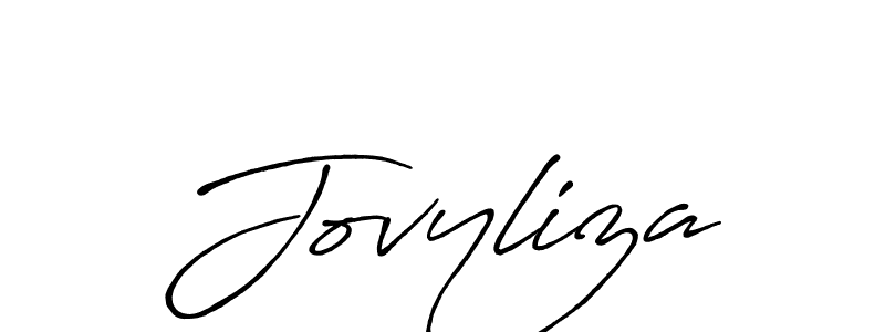 Antro_Vectra_Bolder is a professional signature style that is perfect for those who want to add a touch of class to their signature. It is also a great choice for those who want to make their signature more unique. Get Jovyliza name to fancy signature for free. Jovyliza signature style 7 images and pictures png