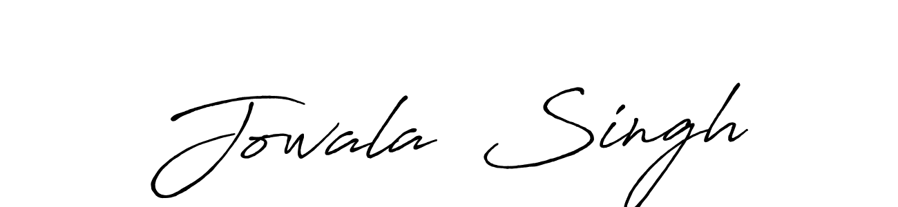 The best way (Antro_Vectra_Bolder) to make a short signature is to pick only two or three words in your name. The name Jowala  Singh include a total of six letters. For converting this name. Jowala  Singh signature style 7 images and pictures png