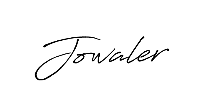 How to make Jowaler name signature. Use Antro_Vectra_Bolder style for creating short signs online. This is the latest handwritten sign. Jowaler signature style 7 images and pictures png