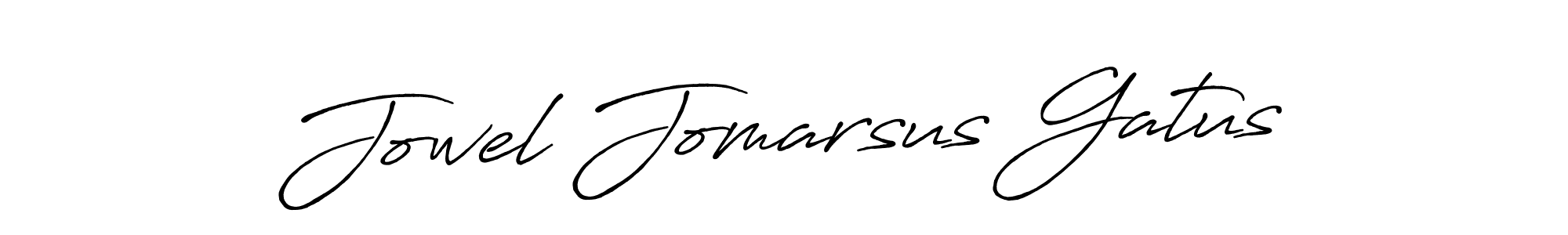 The best way (Antro_Vectra_Bolder) to make a short signature is to pick only two or three words in your name. The name Jowel Jomarsus Gatus include a total of six letters. For converting this name. Jowel Jomarsus Gatus signature style 7 images and pictures png