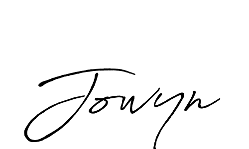 How to make Jowyn name signature. Use Antro_Vectra_Bolder style for creating short signs online. This is the latest handwritten sign. Jowyn signature style 7 images and pictures png