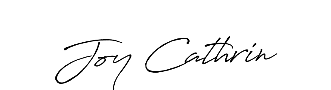 How to make Joy Cathrin signature? Antro_Vectra_Bolder is a professional autograph style. Create handwritten signature for Joy Cathrin name. Joy Cathrin signature style 7 images and pictures png