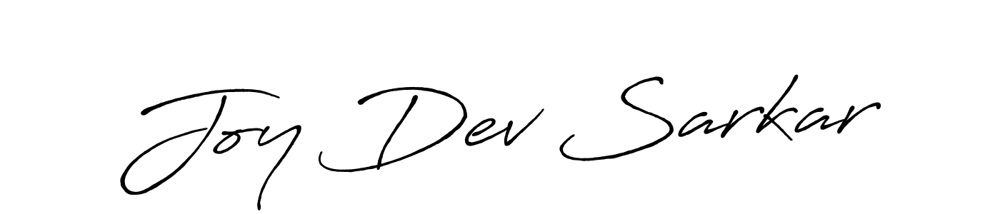 Design your own signature with our free online signature maker. With this signature software, you can create a handwritten (Antro_Vectra_Bolder) signature for name Joy Dev Sarkar. Joy Dev Sarkar signature style 7 images and pictures png