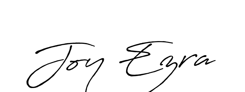 Also we have Joy Ezra name is the best signature style. Create professional handwritten signature collection using Antro_Vectra_Bolder autograph style. Joy Ezra signature style 7 images and pictures png