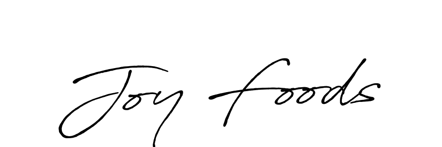 Once you've used our free online signature maker to create your best signature Antro_Vectra_Bolder style, it's time to enjoy all of the benefits that Joy Foods name signing documents. Joy Foods signature style 7 images and pictures png