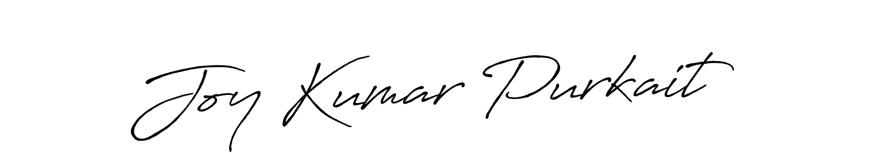 The best way (Antro_Vectra_Bolder) to make a short signature is to pick only two or three words in your name. The name Joy Kumar Purkait include a total of six letters. For converting this name. Joy Kumar Purkait signature style 7 images and pictures png