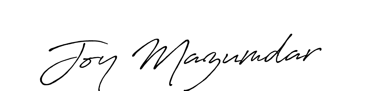 Also we have Joy Mazumdar name is the best signature style. Create professional handwritten signature collection using Antro_Vectra_Bolder autograph style. Joy Mazumdar signature style 7 images and pictures png