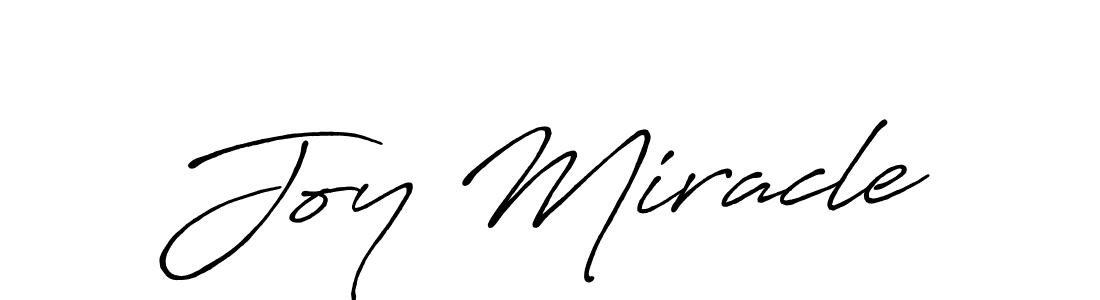 How to make Joy Miracle name signature. Use Antro_Vectra_Bolder style for creating short signs online. This is the latest handwritten sign. Joy Miracle signature style 7 images and pictures png