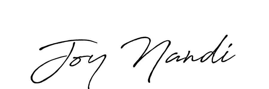 Make a short Joy Nandi signature style. Manage your documents anywhere anytime using Antro_Vectra_Bolder. Create and add eSignatures, submit forms, share and send files easily. Joy Nandi signature style 7 images and pictures png