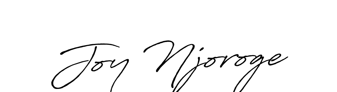 Also we have Joy Njoroge name is the best signature style. Create professional handwritten signature collection using Antro_Vectra_Bolder autograph style. Joy Njoroge signature style 7 images and pictures png