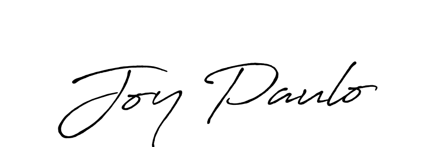 Also You can easily find your signature by using the search form. We will create Joy Paulo name handwritten signature images for you free of cost using Antro_Vectra_Bolder sign style. Joy Paulo signature style 7 images and pictures png